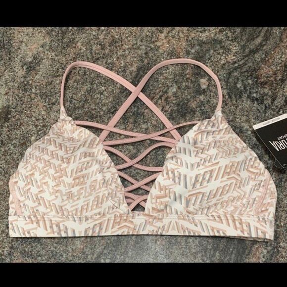 Victoria's Secret Lace-Up Sports Bra lightly padded- Size Small - Picture 5 of 6